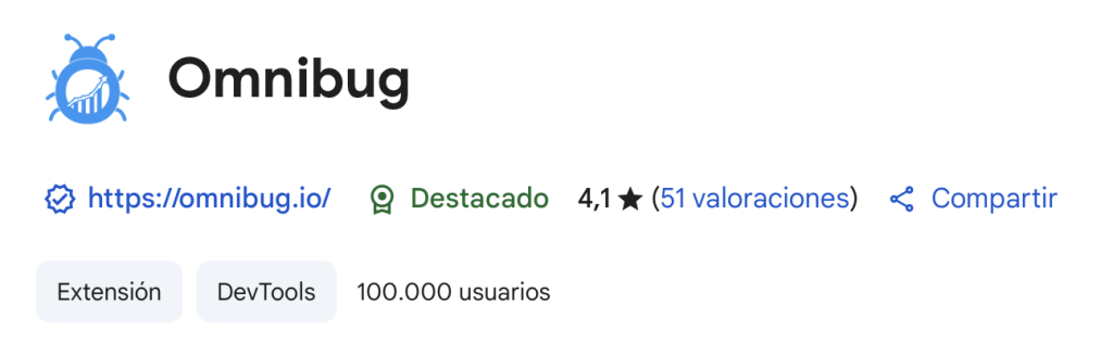 Extensión: Omnibug