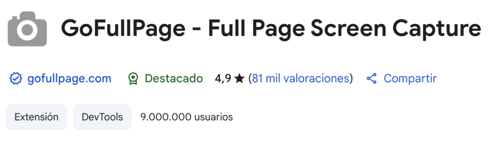 caputrador de contenido web